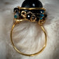 BROWN OBSIDIAN RING — TRIBAL ROYALTY