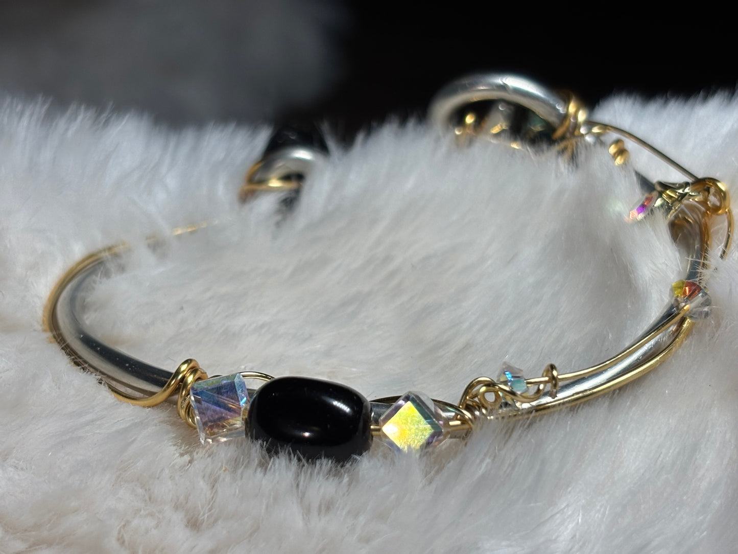 Black Onyx Bracelet: ￼Centered Awareness