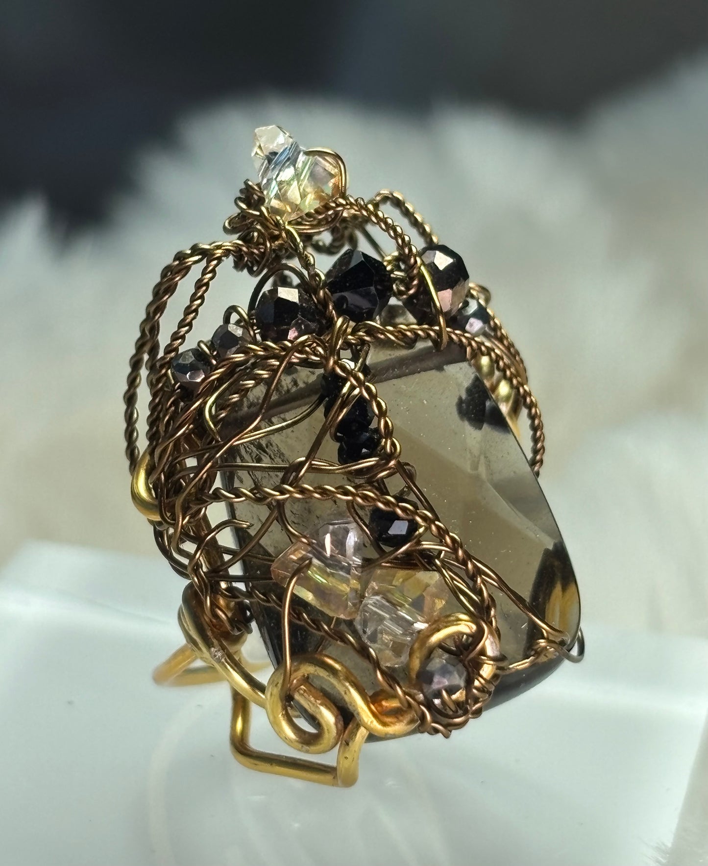 Topaz ring: ￼Gatsby’s Daisy ￼