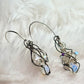 Poet’s Quill: Crystal/Moonstone Earrings
