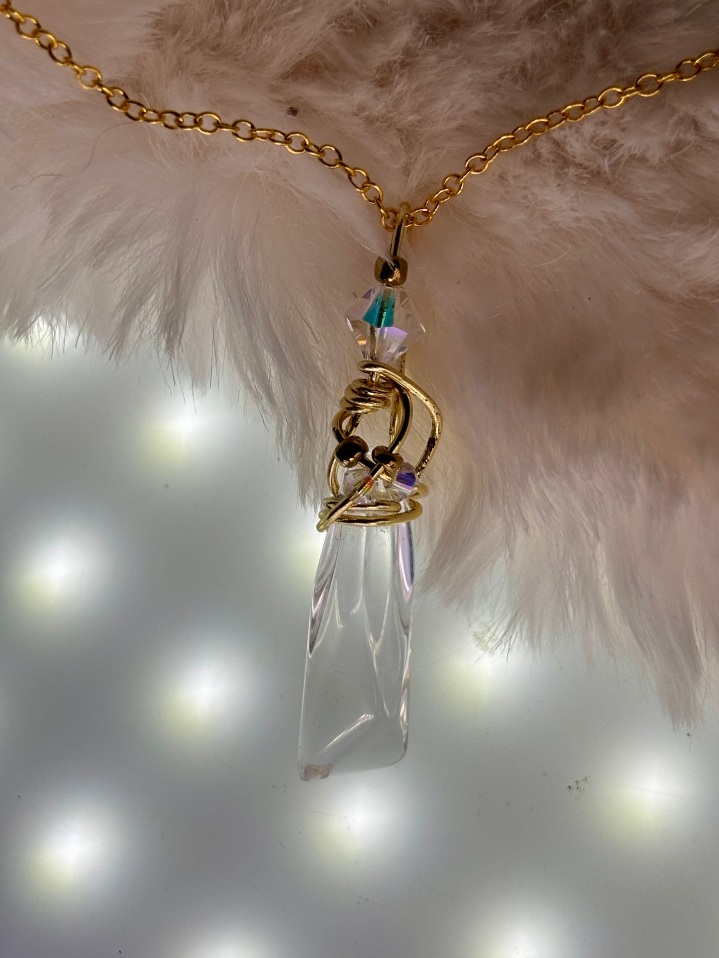 Starfall Icicle: Herkimer diamond earrings (set available)