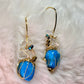 Sky Tide: Howlite Earrings, earring, and pendant set ￼