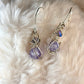 Faery Ball Drops: Lepidolite Earrings