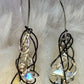 Poet’s Quill: Crystal/Moonstone Earrings