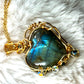 Heart of the Hidden Waters / Heart of the Hidden Meadow

All My Heart Collection: Reversible Labradorite pendant