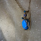 Sky Tide: Howlite Earrings, earring, and pendant set ￼