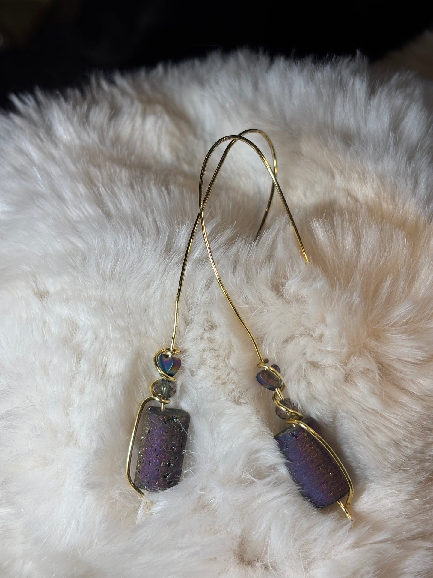 Cosmic Crush:  Druzy earrings