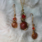 Ember Rise: Sunstone Earring/Pendant Set ￼