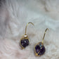 Midnight Crown: Amethyst Earring/Pendant set