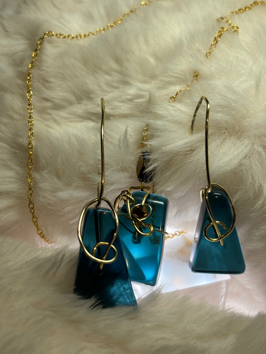 Blue Hour Drops
Candy Collection – Twilight Edition Earring/Pendant Set