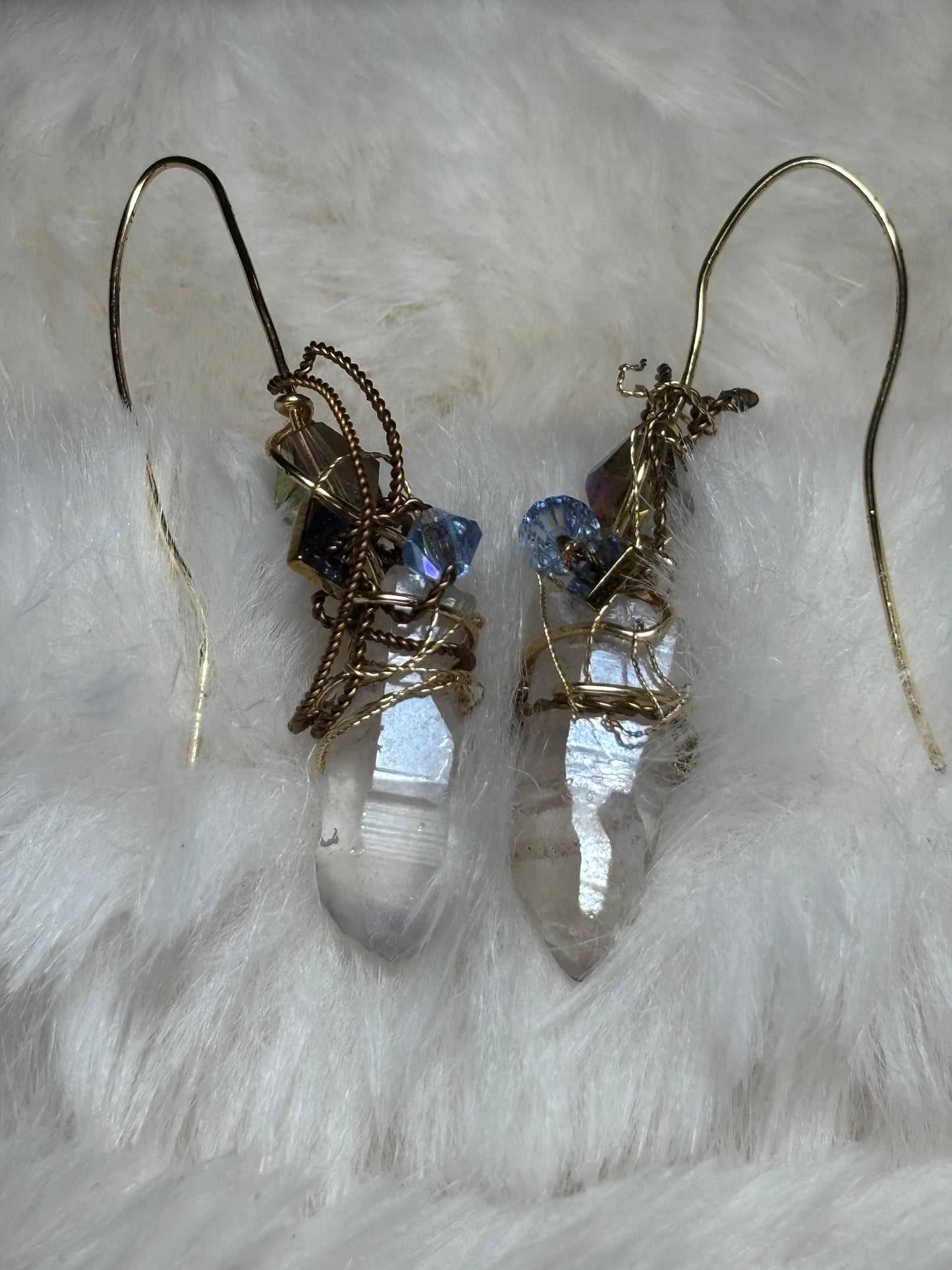 Sky and Earth: Crystal Earrings