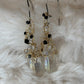 Moonlight Depths: Crystal drop earrings