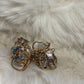 Deco siren: pearl and Crystal earrings