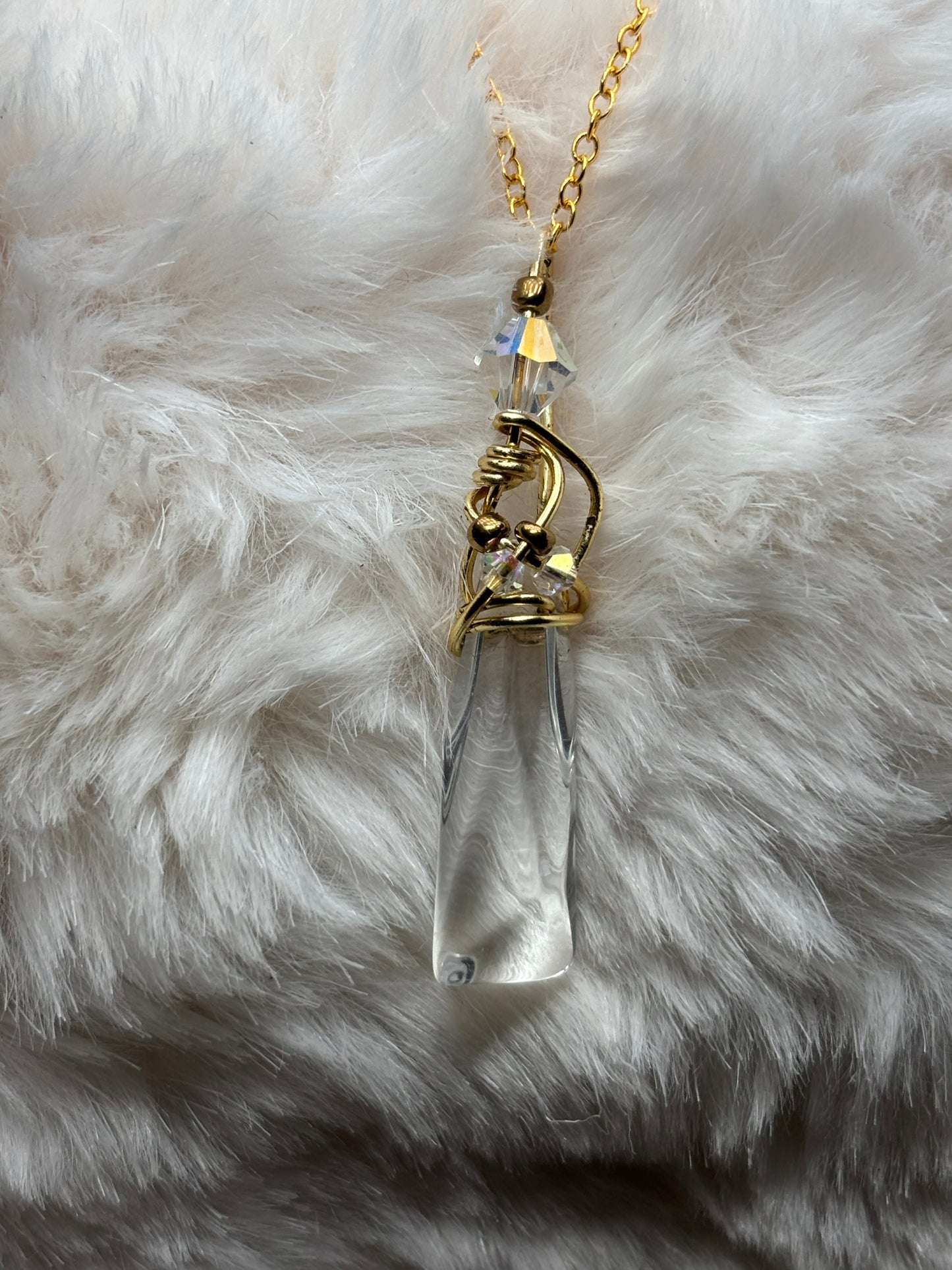 Starfall Icicle: Herkimer diamond earrings (set available)