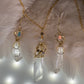 Starfall Icicle: Herkimer diamond set