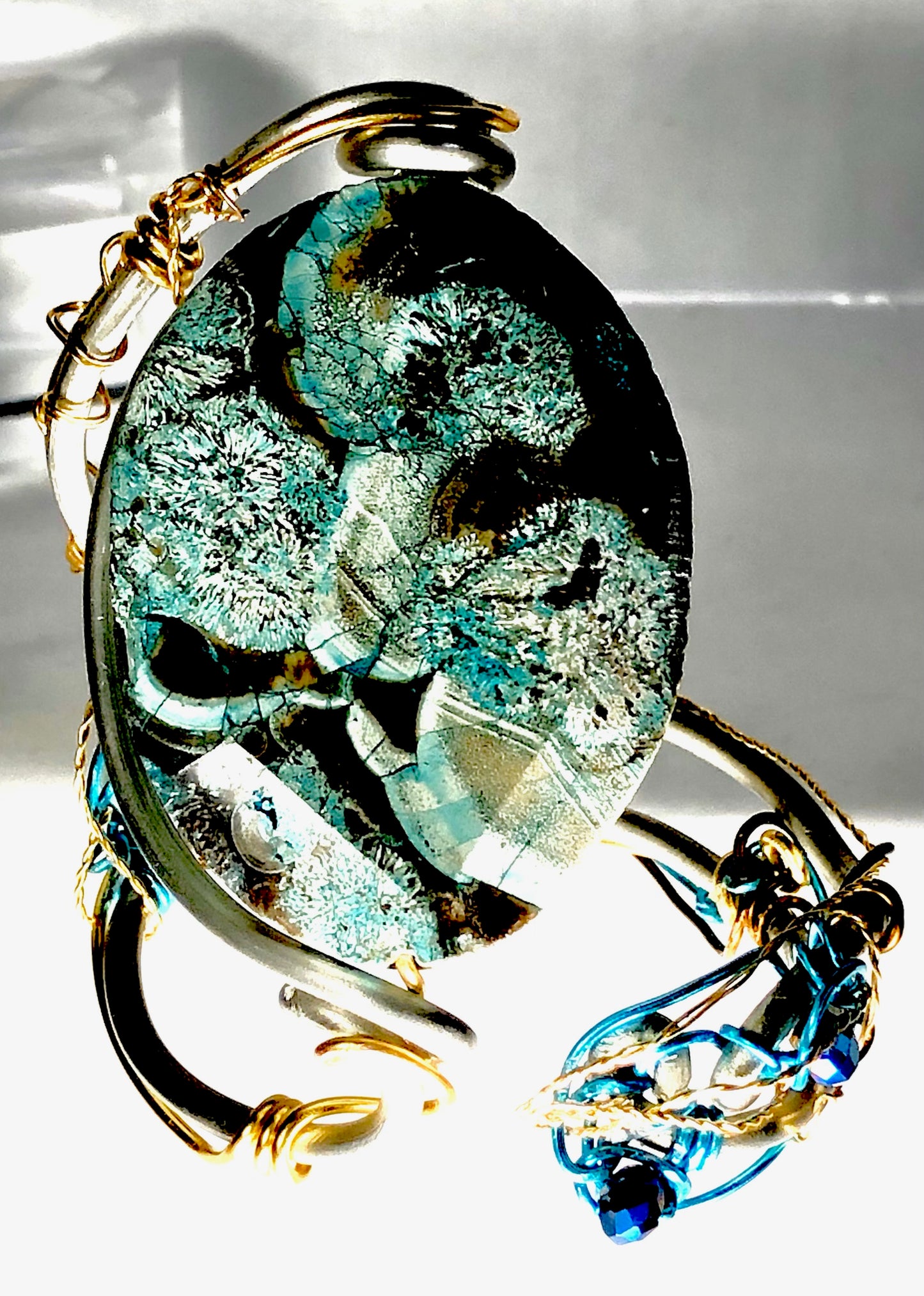 165 million year old Mongolian turquoise and Jasper