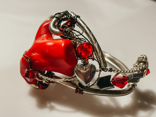 Red Coral Heart