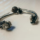 Black geode bracelet