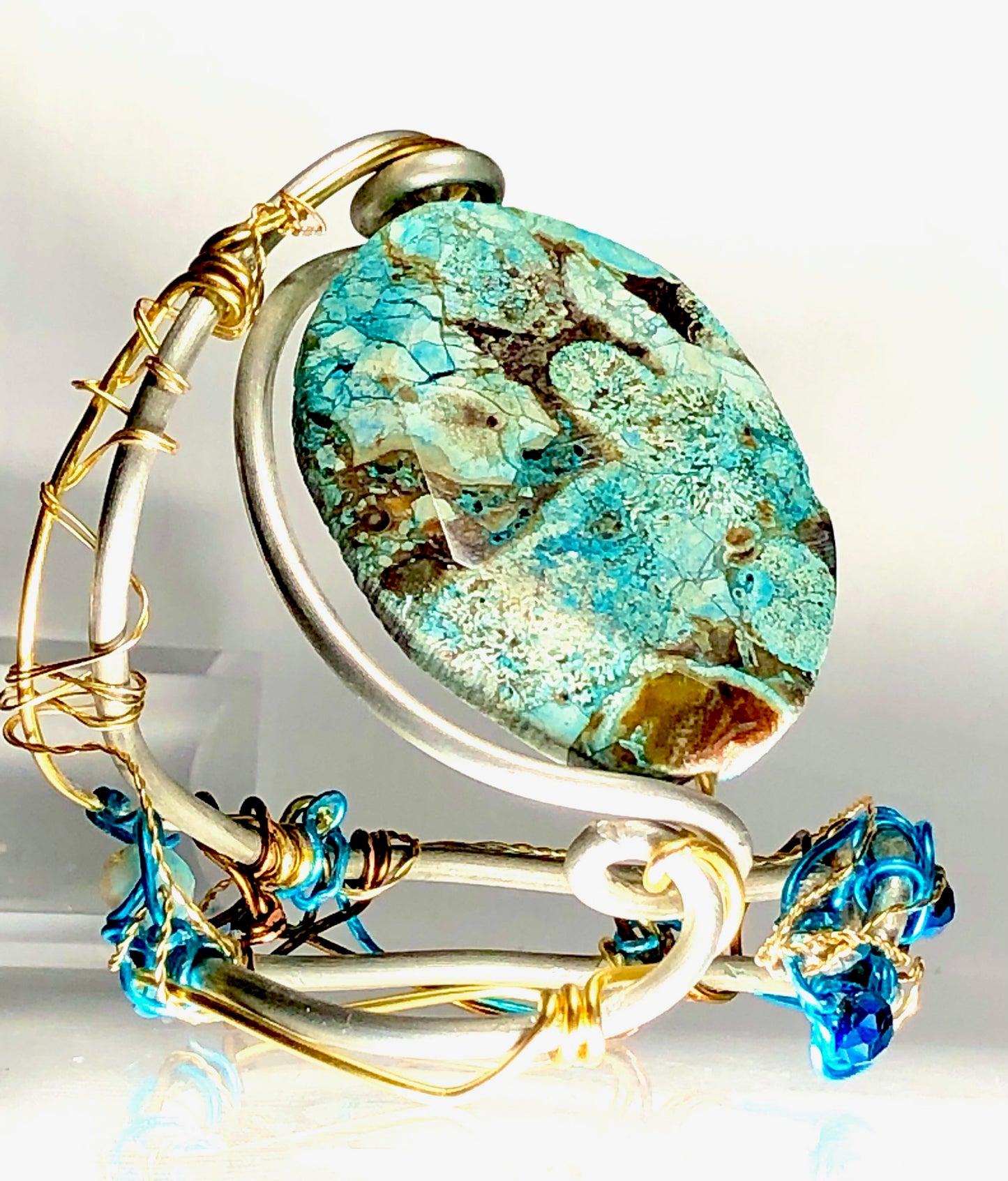 165 million year old Mongolian turquoise and Jasper