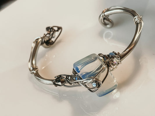 Moonstone Braclet silver